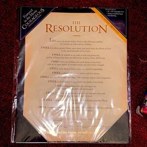 THE RESOLUTION CERTIFICATE PRINT.( FOR MEN)